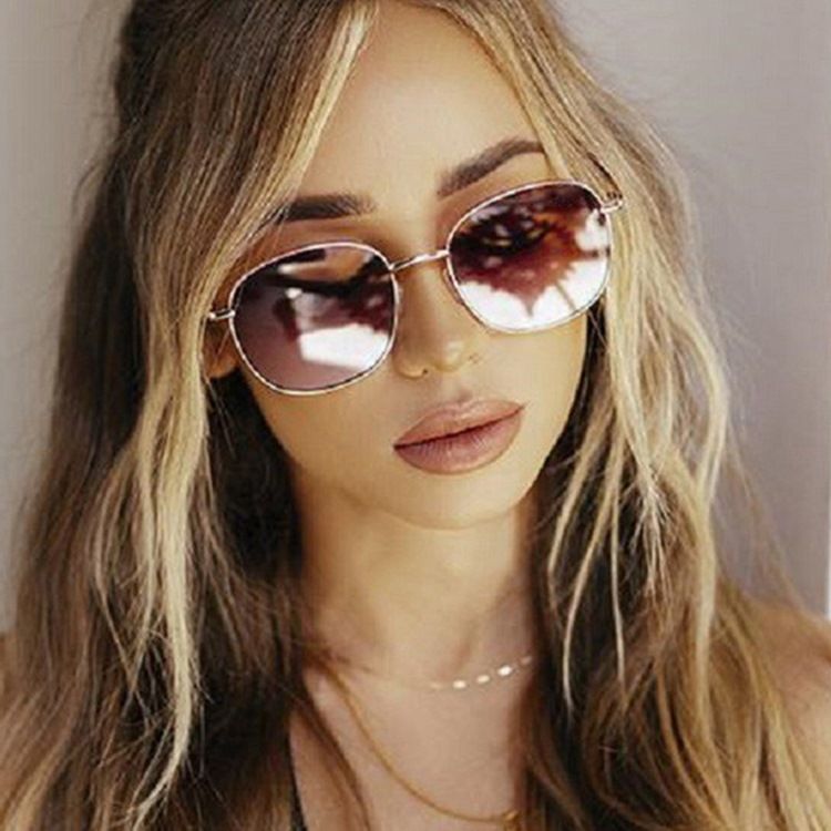 Lunettes De Soleil Tendance En Résine Carrée Pour Femmes