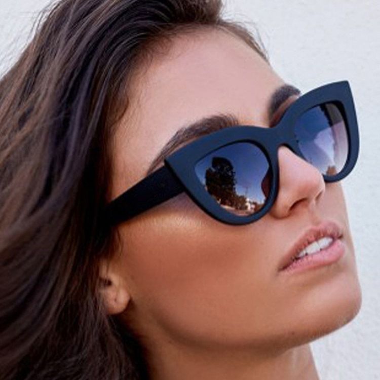 Lunettes De Soleil Tendance En Résine Œil De Chat Pour Femmes