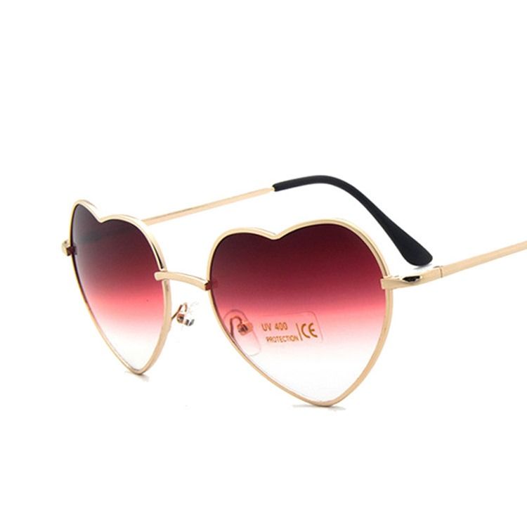 Lunettes De Soleil Vintage En Métal Pour Femmes