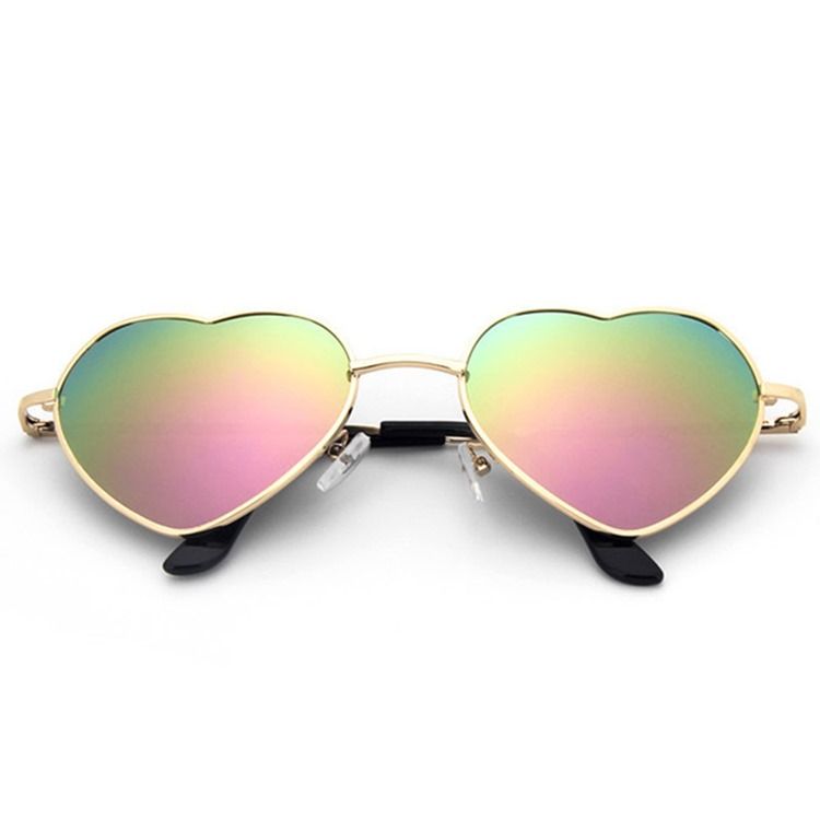 Lunettes De Soleil Vintage En Métal Pour Femmes