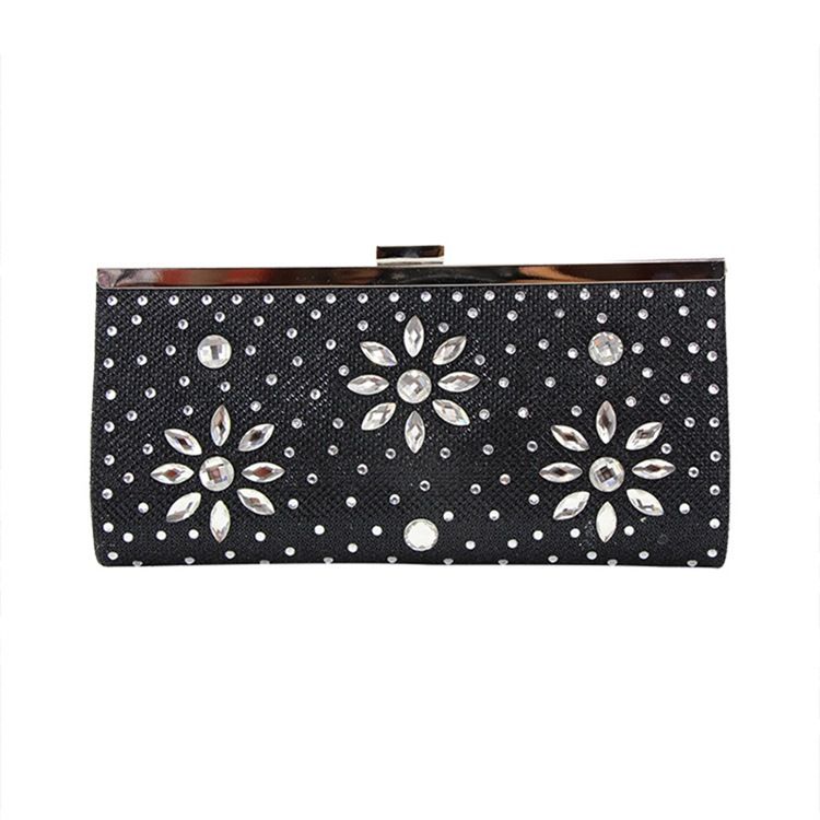 Pochette Femme En Pu Avec Strass