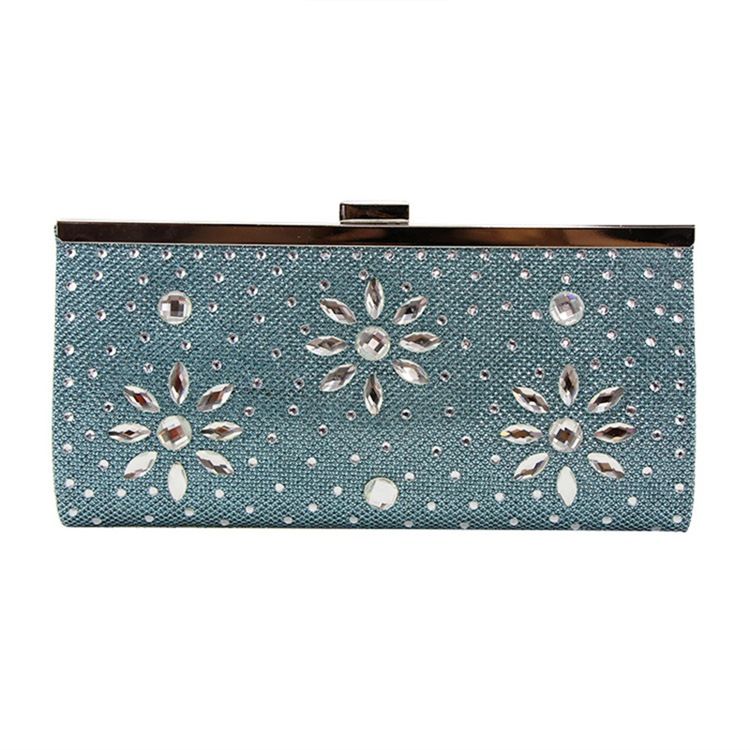 Pochette Femme En Pu Avec Strass