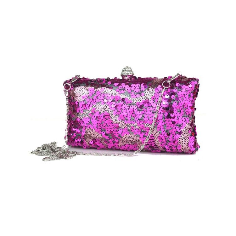 Pochette Femme Strass Paillettes Brillantes