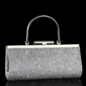 Pochette À Paillettes Et Strass De Style Coréen