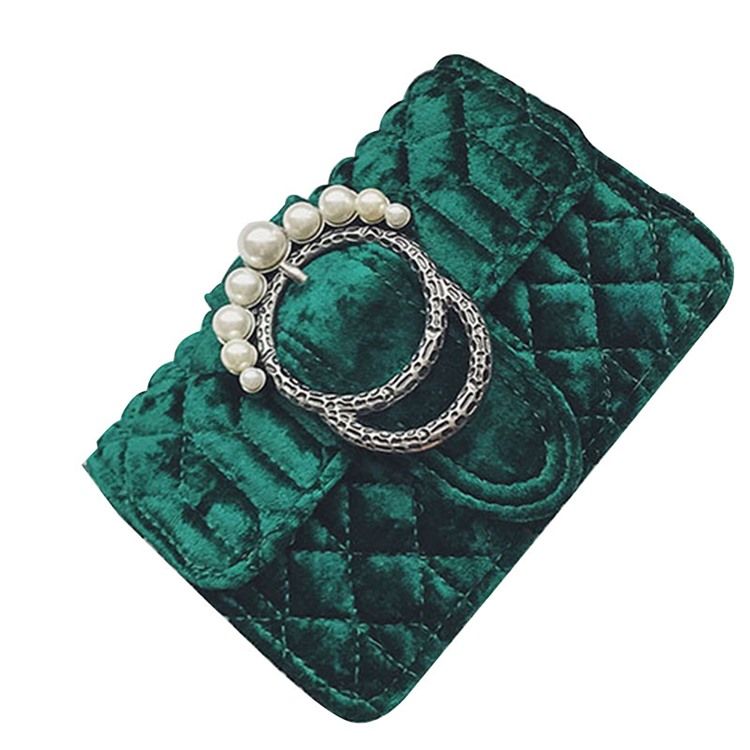 Pochette De Parure En Velours Rétro