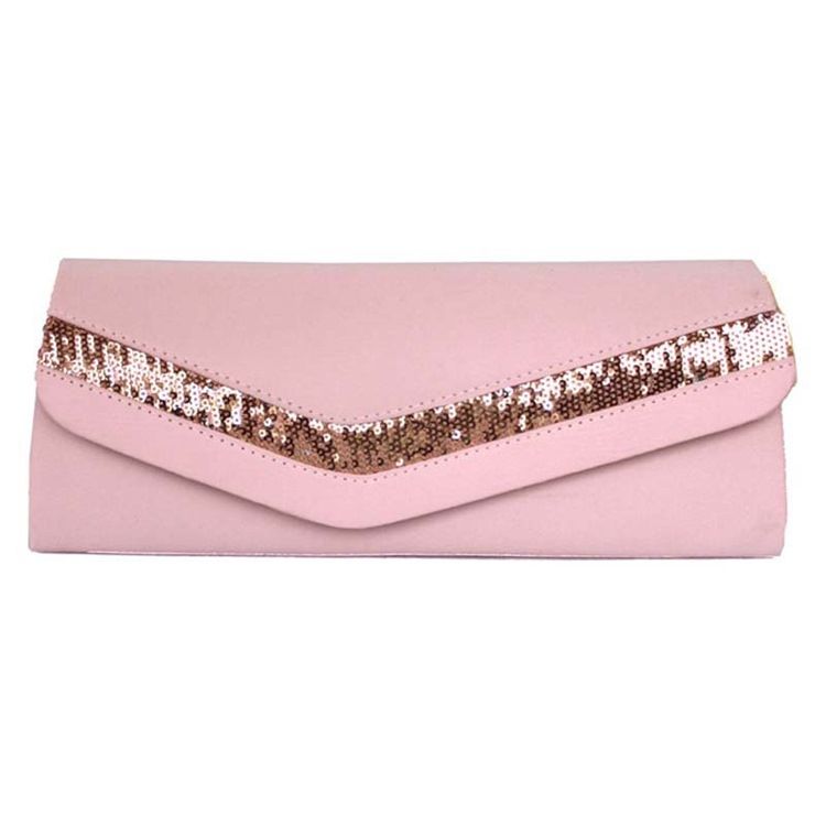 Pochette En Satin De Couleur Unie De Style Coréen