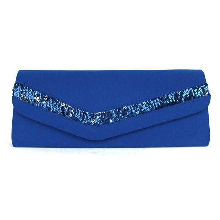 Pochette En Satin De Couleur Unie De Style Coréen