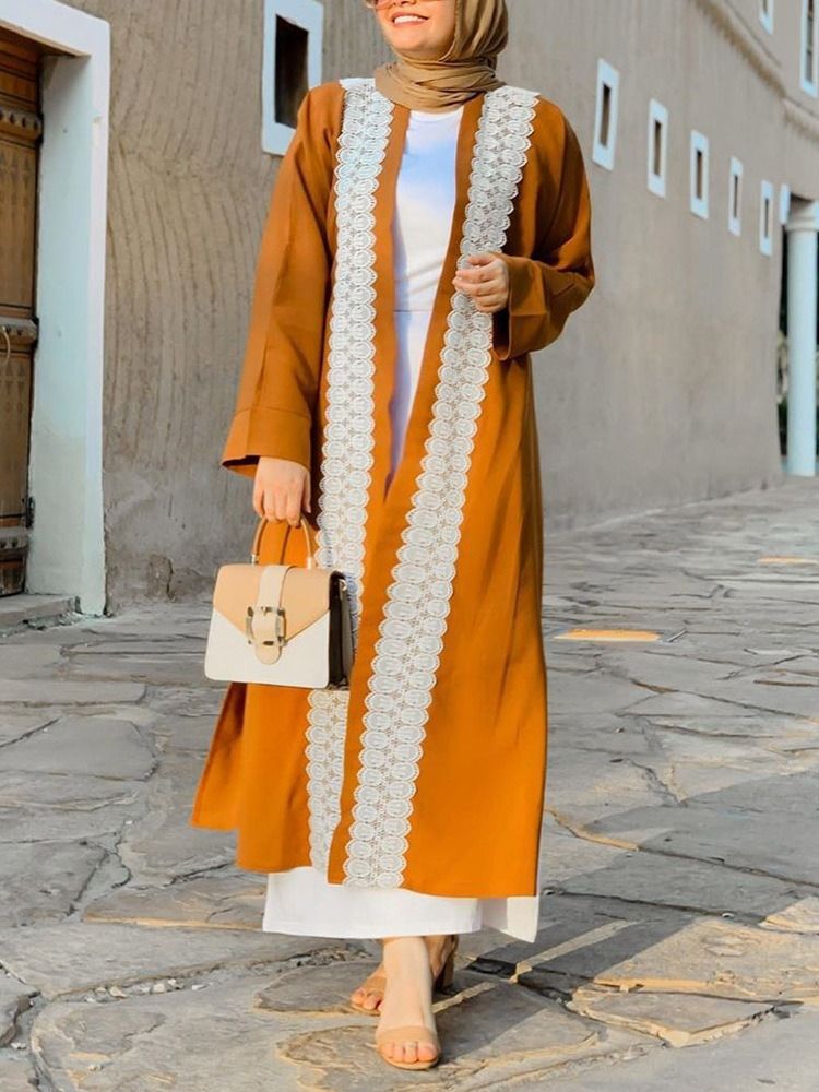 Trench Long D'été En Dentelle Pour Femmes