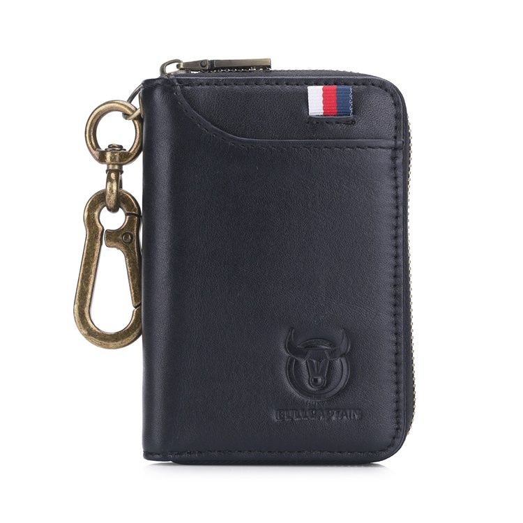 Porte-clés Rectangulaires En Cuir Européen Uni