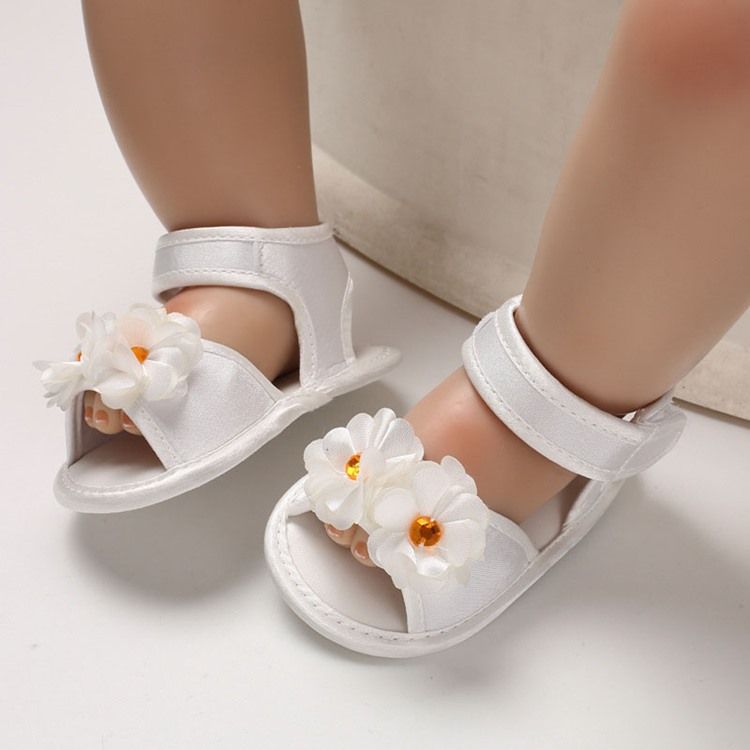 3d Floral Velcro Chaussures Bébé