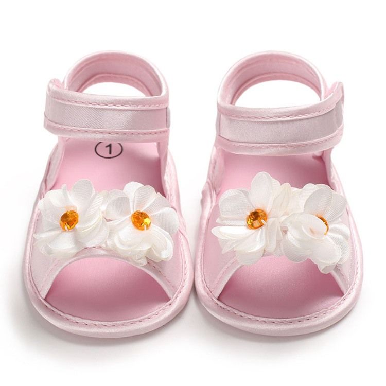 3d Floral Velcro Chaussures Bébé