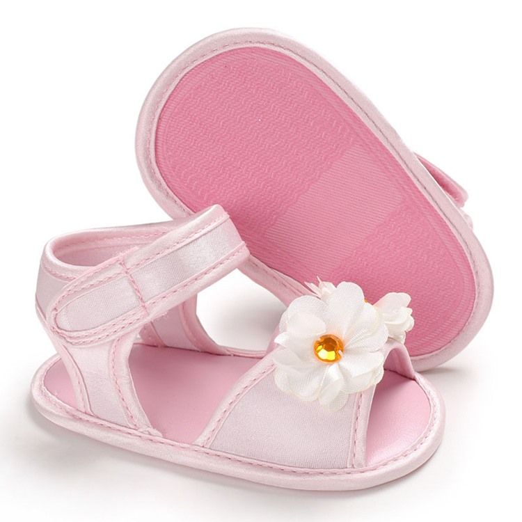 3d Floral Velcro Chaussures Bébé