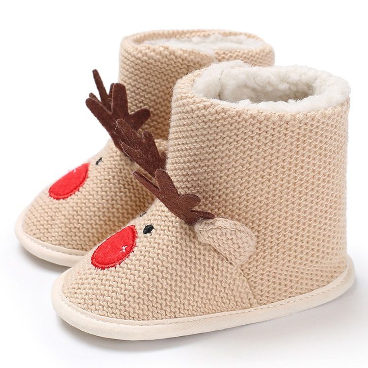 Broderie Slip-on Chaussons Bébé