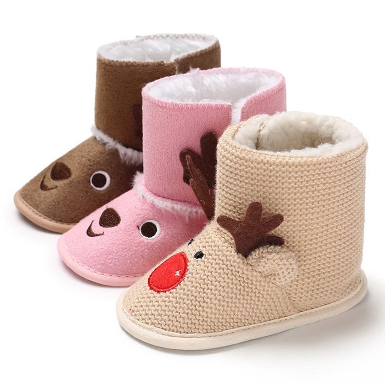 Broderie Slip-on Chaussons Bébé