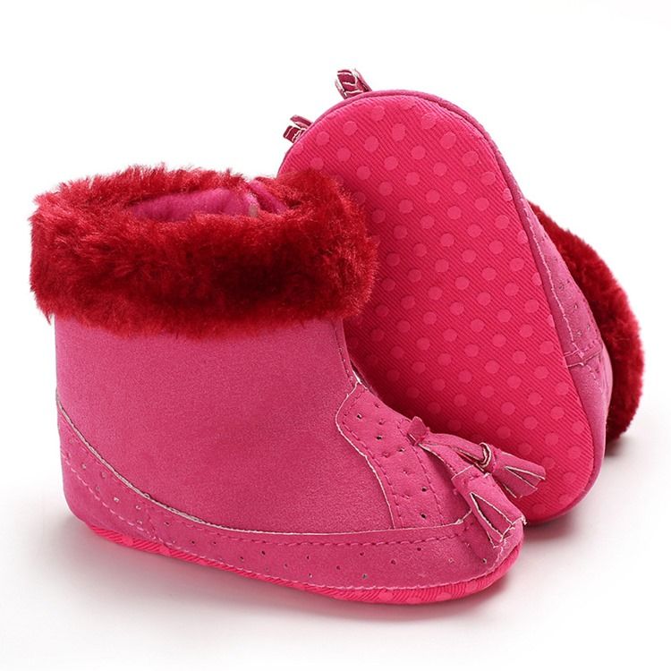 Chaussons Bébé À Enfiler À Franges