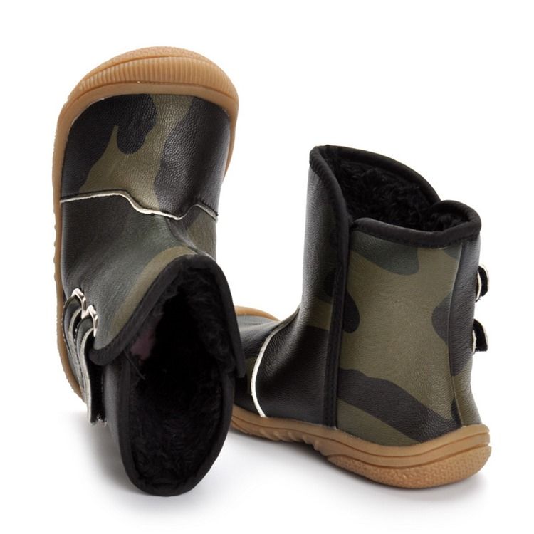 Chaussons De Bébé Velcro Camouflage