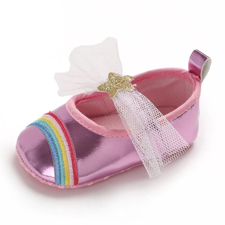 Chaussures De Bébé À Broderie Nœud Papillon