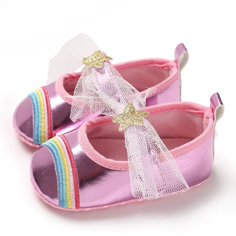 Chaussures De Bébé À Broderie Nœud Papillon