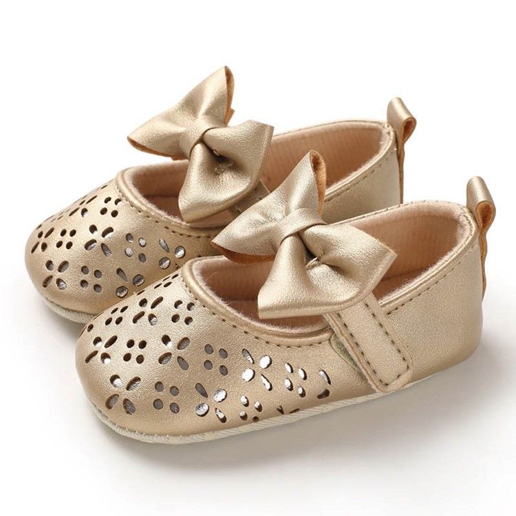 Chaussures De Bébé Creuses À Nœud Papillon