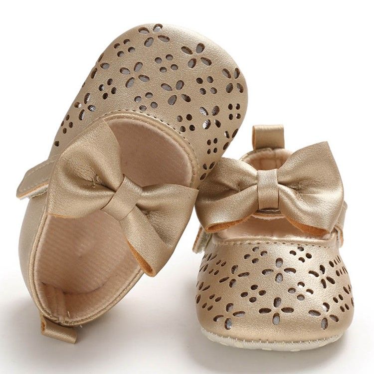 Chaussures De Bébé Creuses À Nœud Papillon