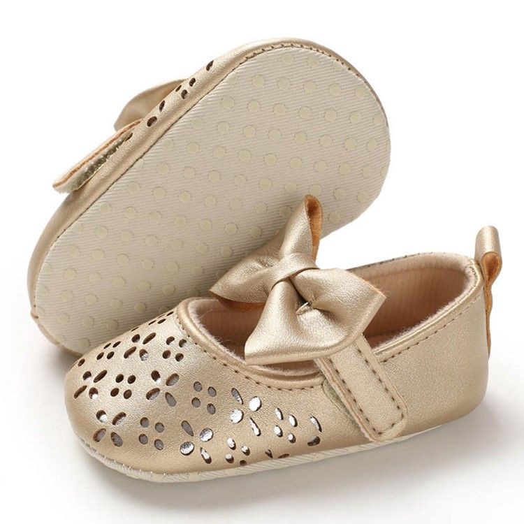 Chaussures De Bébé Creuses À Nœud Papillon