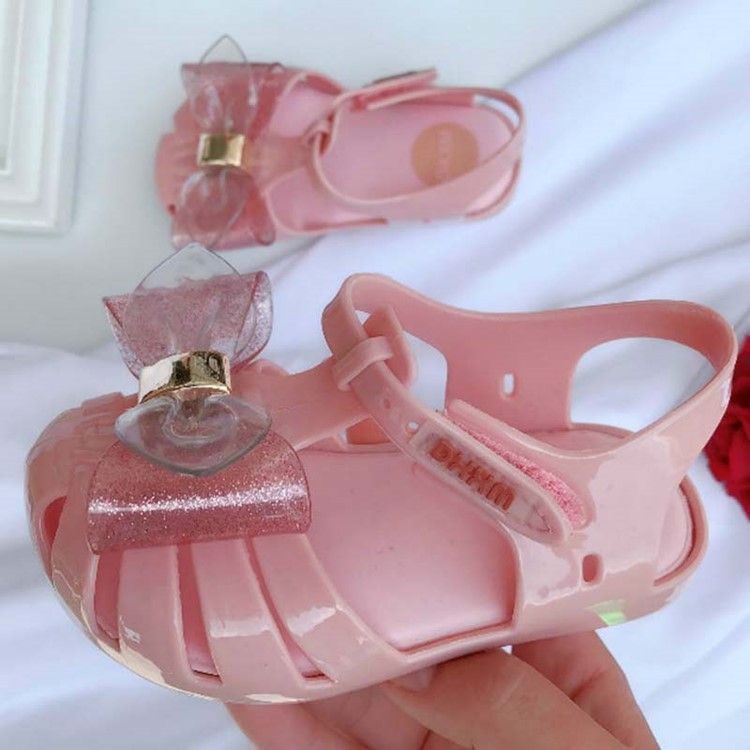 Chaussures De Bébé Nœud Papillon En Pvc