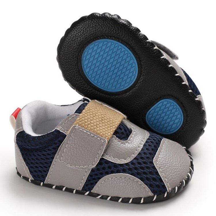 Chaussures De Bébé Unisexe En Patchwork De Maille