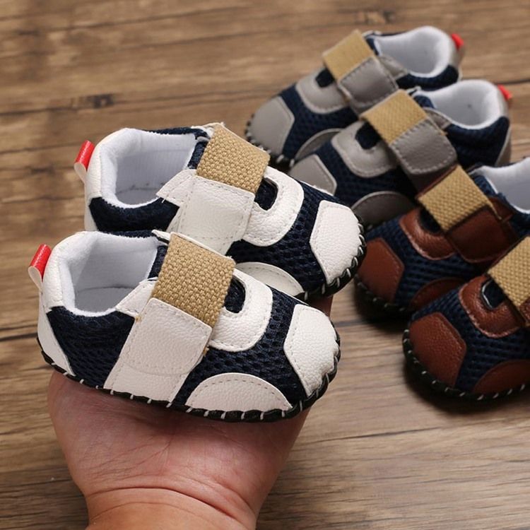 Chaussures De Bébé Unisexe En Patchwork De Maille