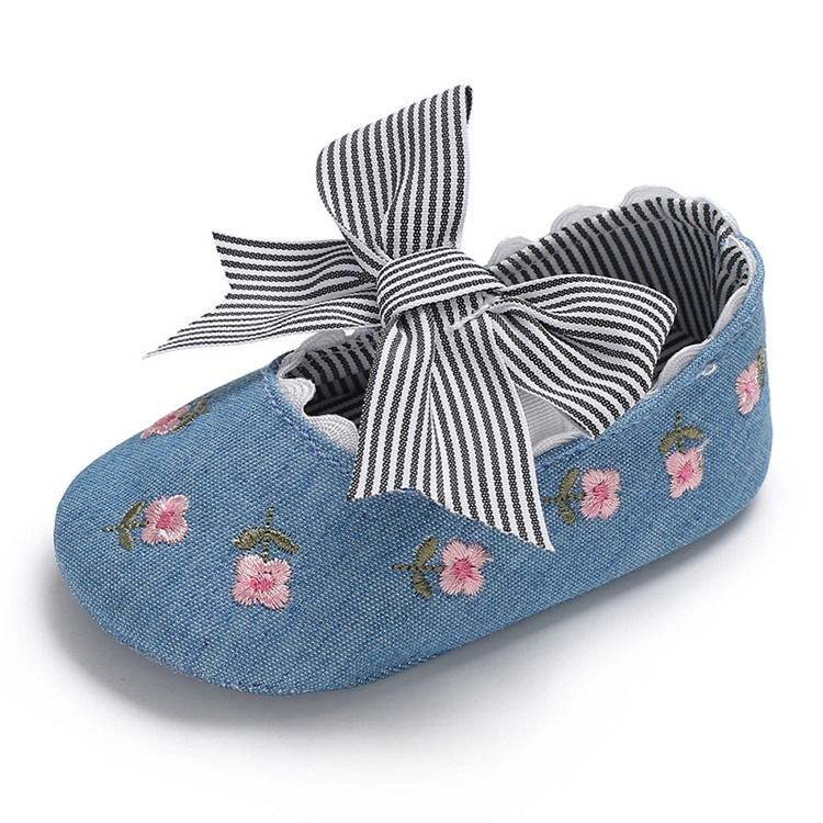 Chaussures Pour Fillette Pour Tout-petit Avec Broderie À L'arc