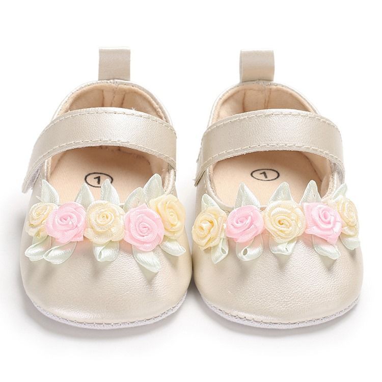 Chaussures Fleuries Pour Bébé Fille