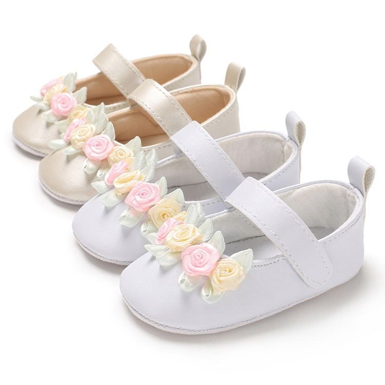 Chaussures Fleuries Pour Bébé Fille