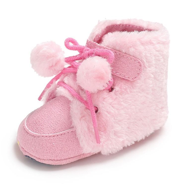 Chaussures À Lacets Unies Pour Bébé