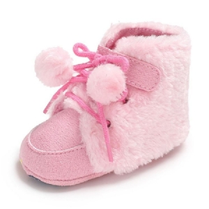 Chaussures À Lacets Unies Pour Bébé