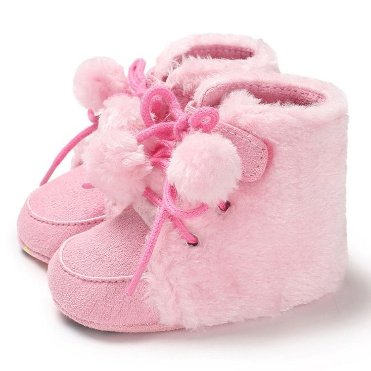 Chaussures À Lacets Unies Pour Bébé