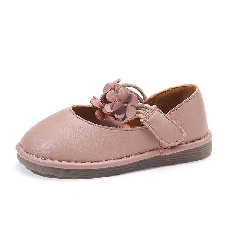 Chaussures De Princesse À Bout Rond Unies Pour Bébé