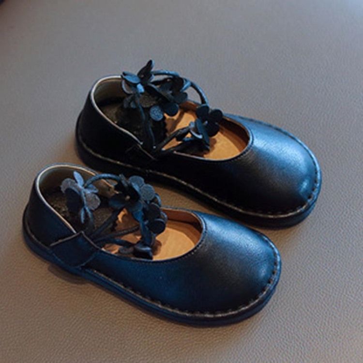 Chaussures De Princesse À Bout Rond Unies Pour Bébé