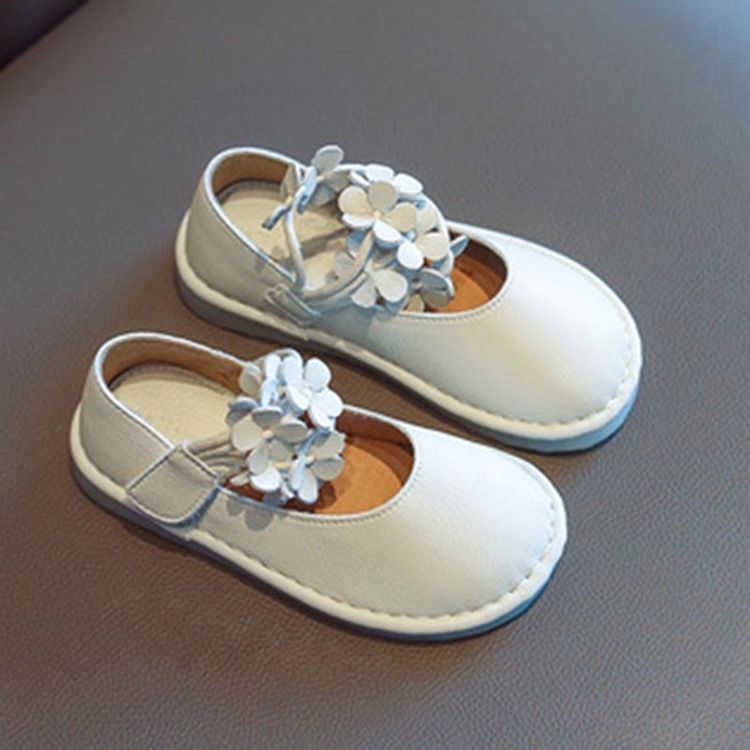 Chaussures De Princesse À Bout Rond Unies Pour Bébé