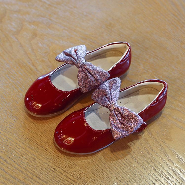 Chaussures De Printemps À Bout Rond Bowknot