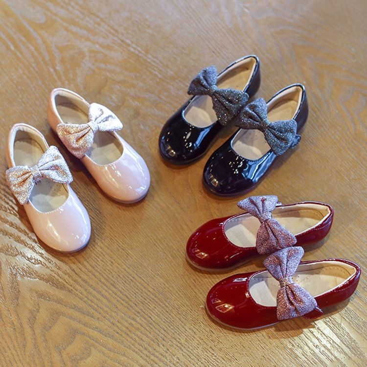 Chaussures De Printemps À Bout Rond Bowknot