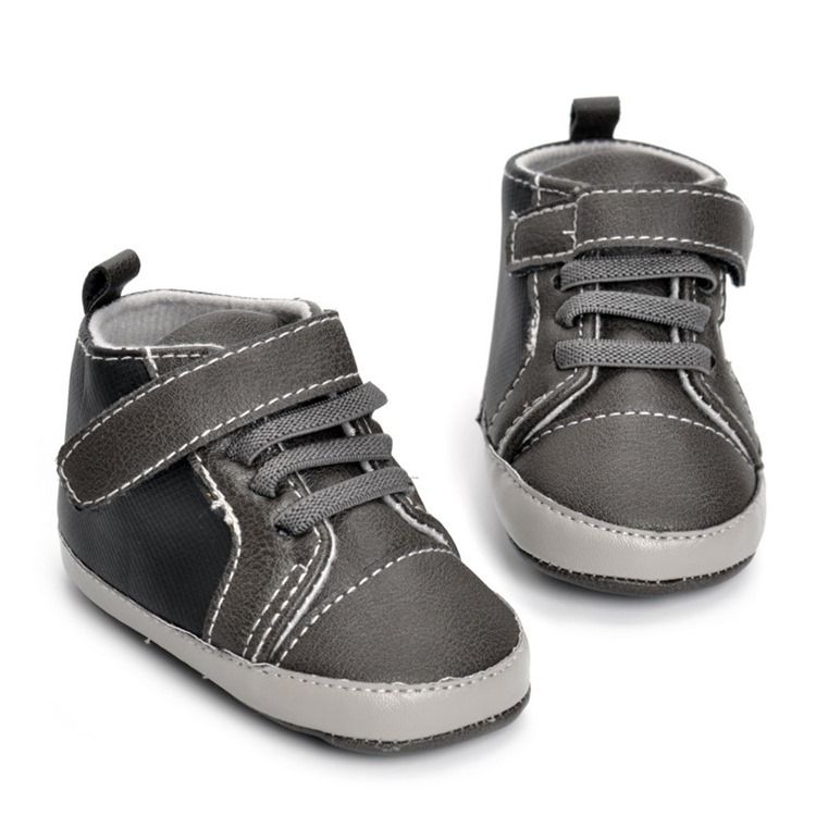 Chaussures Pour Tout-petits À Bande Élastique En Pu Velcro