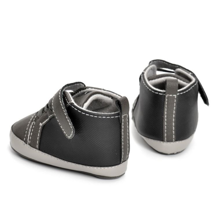 Chaussures Pour Tout-petits À Bande Élastique En Pu Velcro