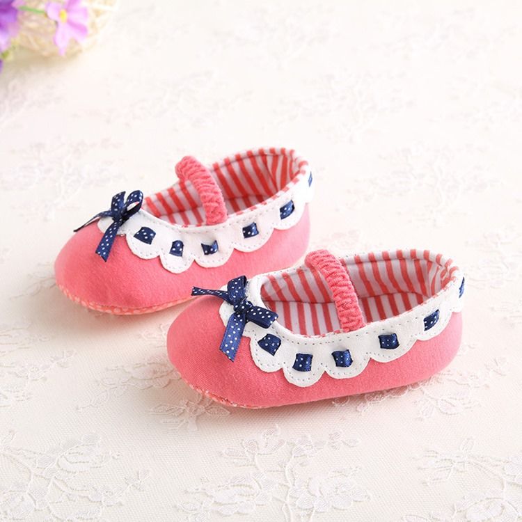 Chaussures Pour Tout-petits À Blocs De Couleur Bowknot