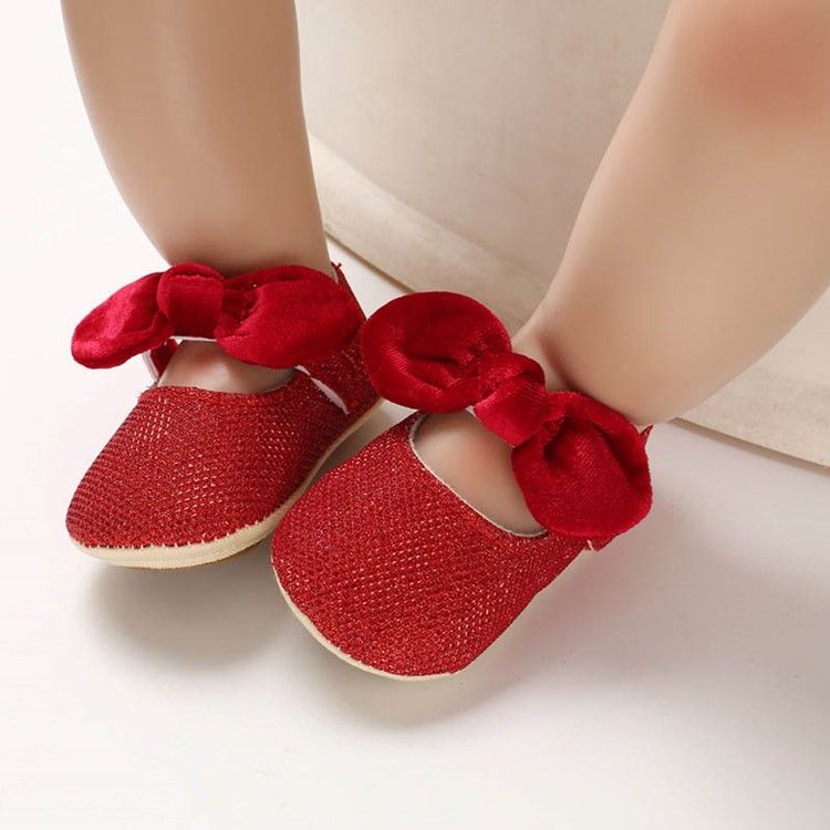 Chaussures Pour Tout-petits En Coton Avec Nœud