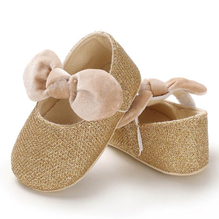 Chaussures Pour Tout-petits En Coton Avec Nœud