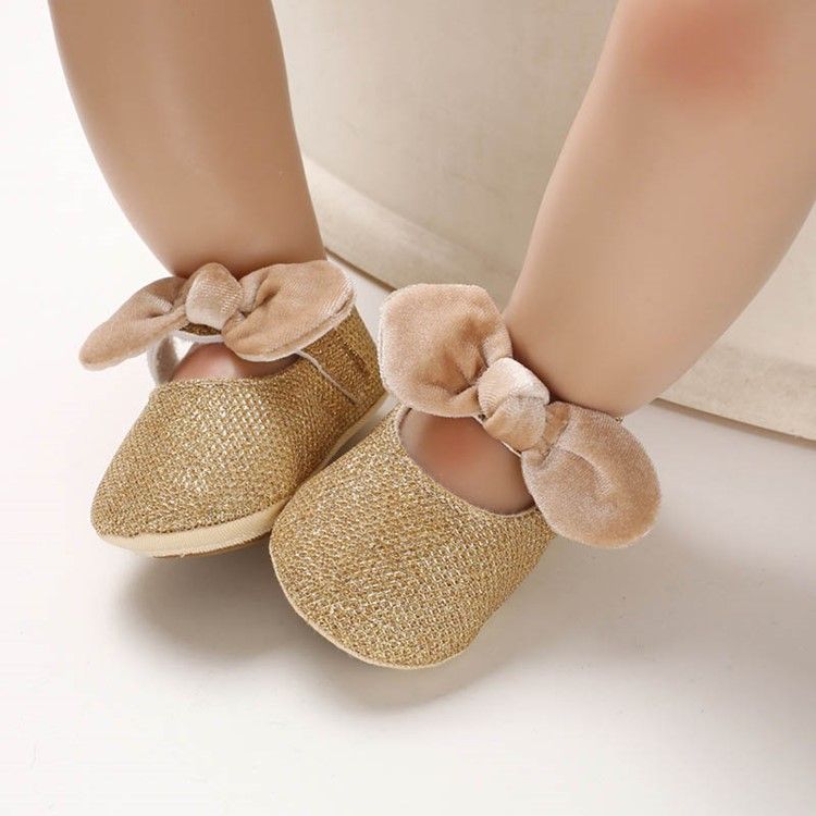 Chaussures Pour Tout-petits En Coton Avec Nœud