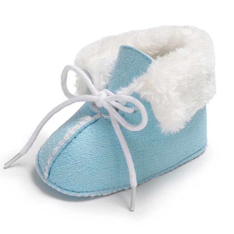 Chaussures Unies À Lacets Pour Bébé