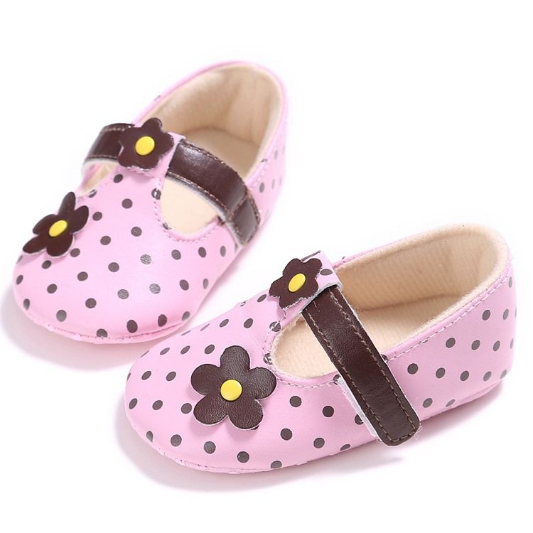 Chaussures Velcro Fleuries Pour Tout-petits