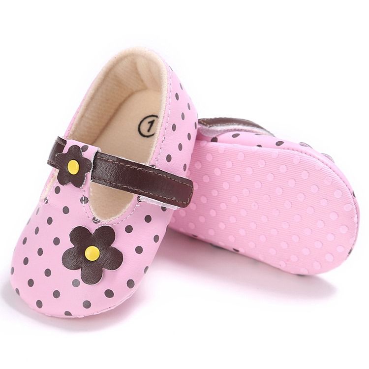 Chaussures Velcro Fleuries Pour Tout-petits