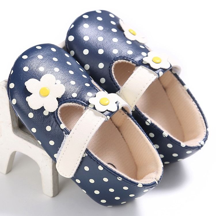 Chaussures Velcro Fleuries Pour Tout-petits