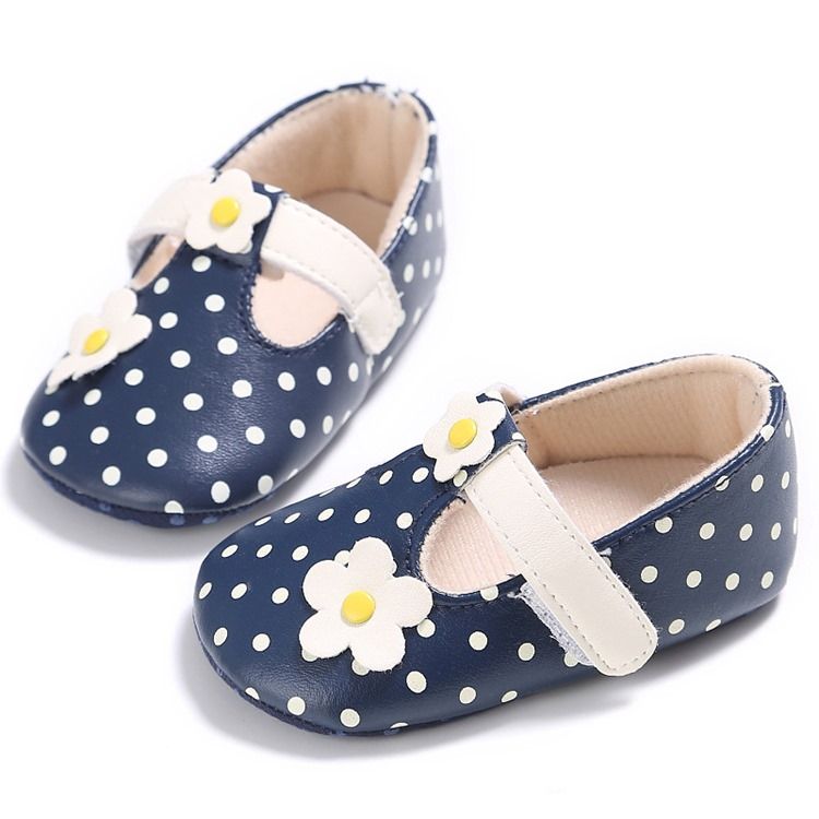 Chaussures Velcro Fleuries Pour Tout-petits